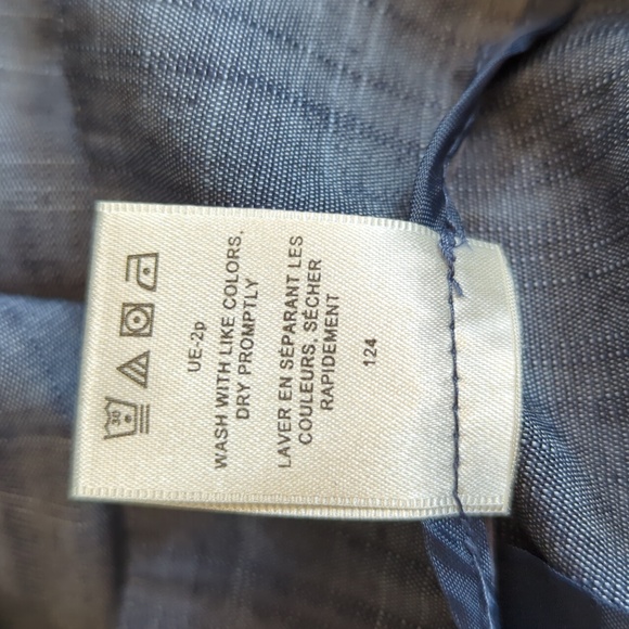 NWT Van Heusen Stretch Extensible Capri Pants 10 Short Blue Pattern - Picture 6 of 16